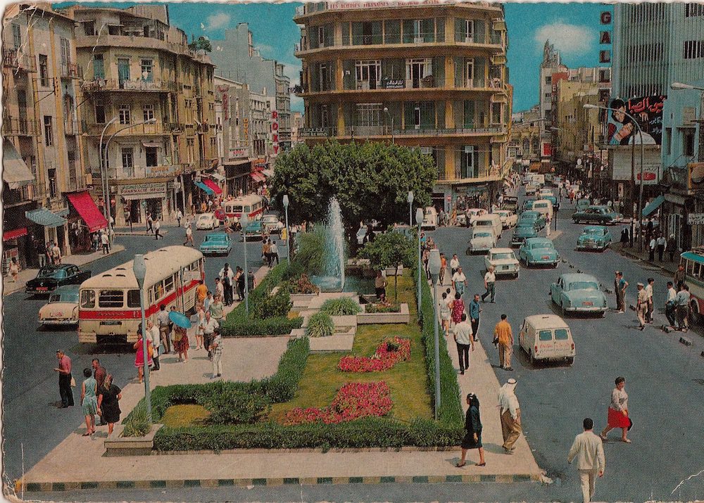 ساحة الدباس، بيروت، 1960